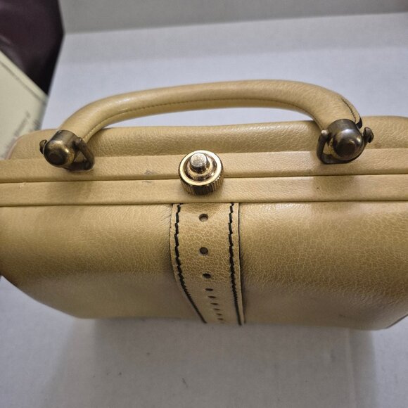 Ronay Clutch Vintage 1950's Genuine Leather Retro Rare Old Money Mob Wife - Picture 6 of 13